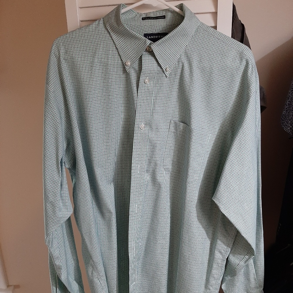 XL lands end dress shirt